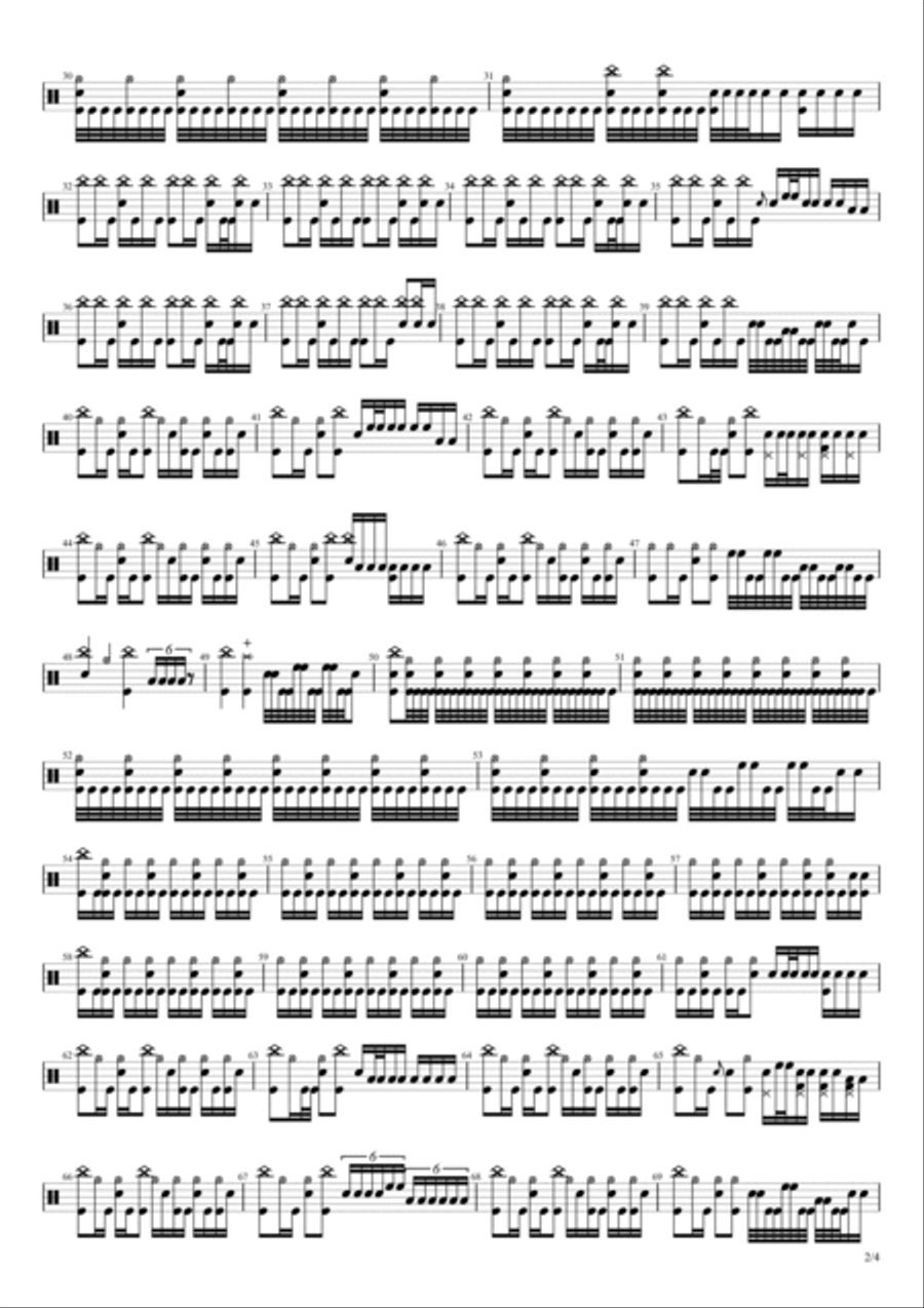 Sulfur Drum Set scores gallery preview page 2