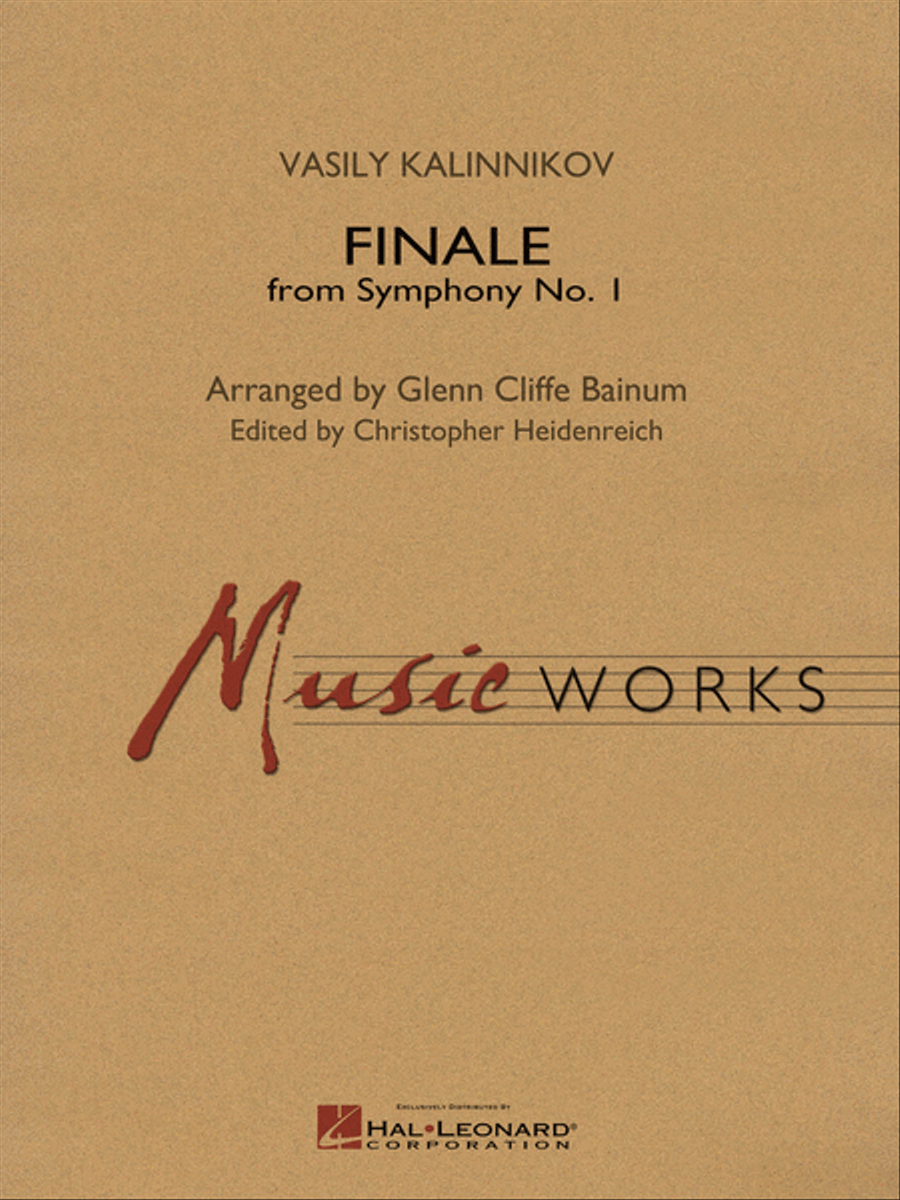 Finale from Symphony No. 1 Concert Band scores gallery preview page 1