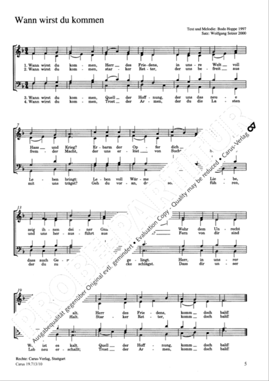 Neue Lieder und Kanons zu Advent/Weihnachten Choir scores gallery preview page 6