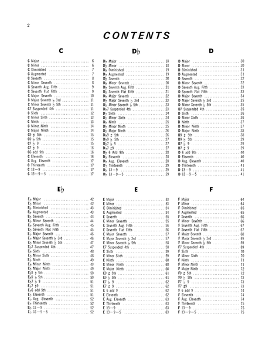 Deluxe Guitar Chord Encyclopedia Electric Guitar scores gallery preview page 8