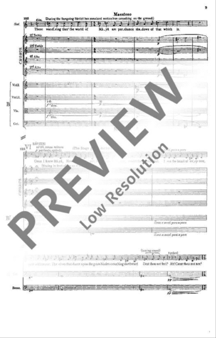 Savitri Savitri Women's Choir scores gallery preview page 16
