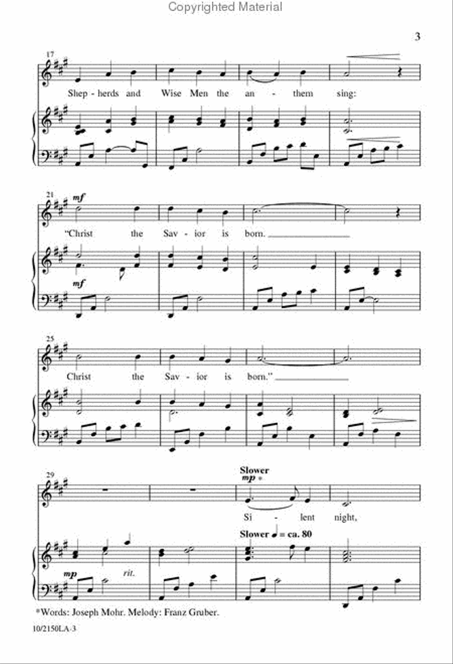 One Starry Night One Starry Night 2-Part scores gallery preview page 3