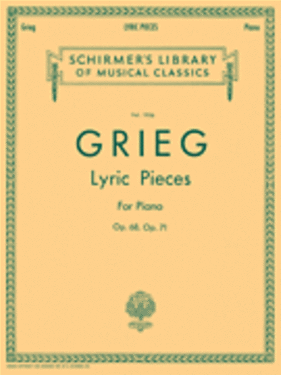 Lyric Pieces – Volume 5: Op. 68, 71 Piano Solo scores gallery preview page 1