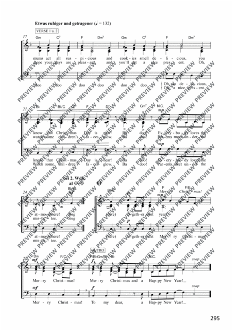 Sing Merry Christmas Mixed Choir scores gallery preview page 3