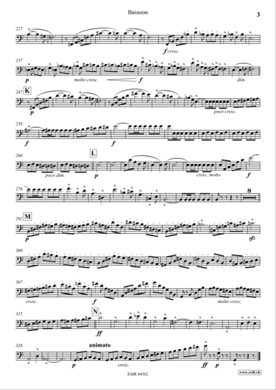 Scherzo Bassoon Solo scores gallery preview page 4