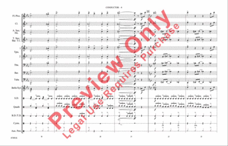 Get Smart Theme Marching Band scores gallery preview page 5