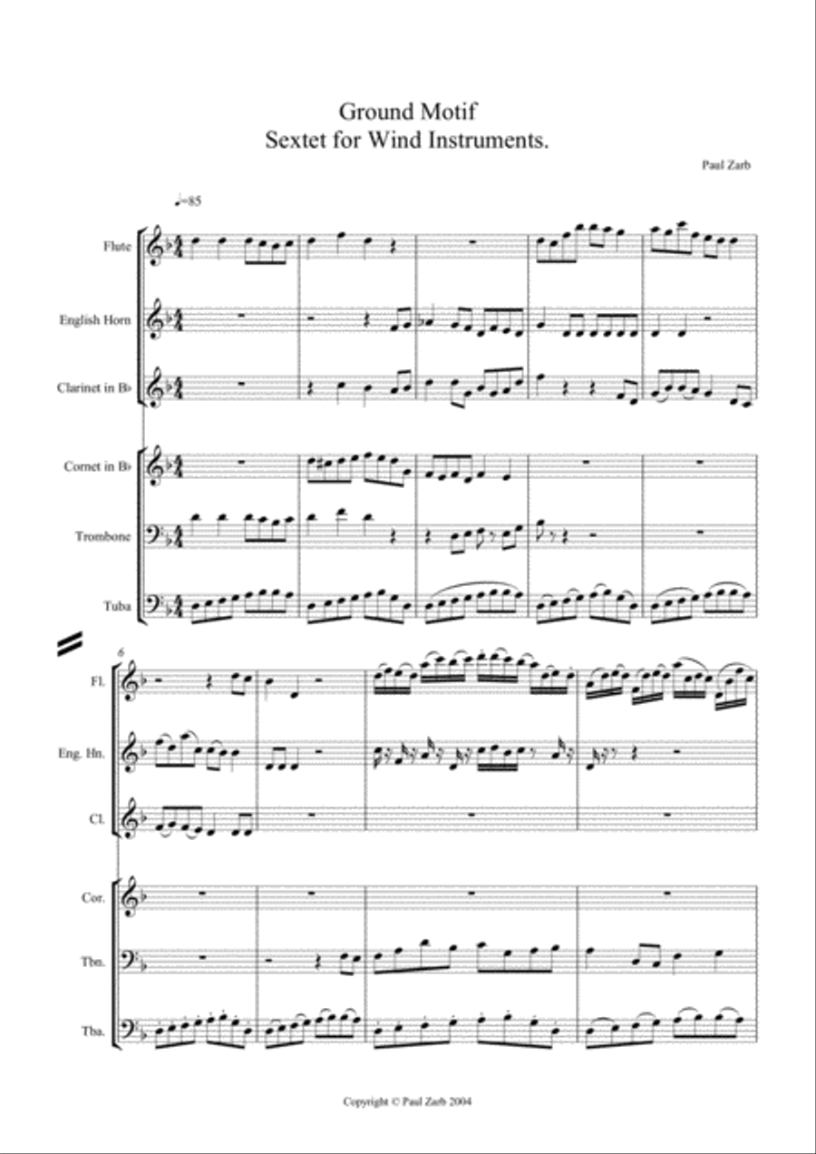 Ground Motif Ground Motif Small Ensemble scores gallery preview page 2