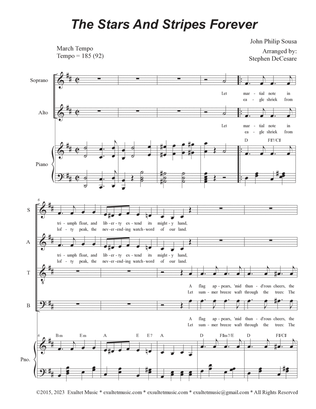 Book cover for The Stars and Stripes Forever (SATB)
