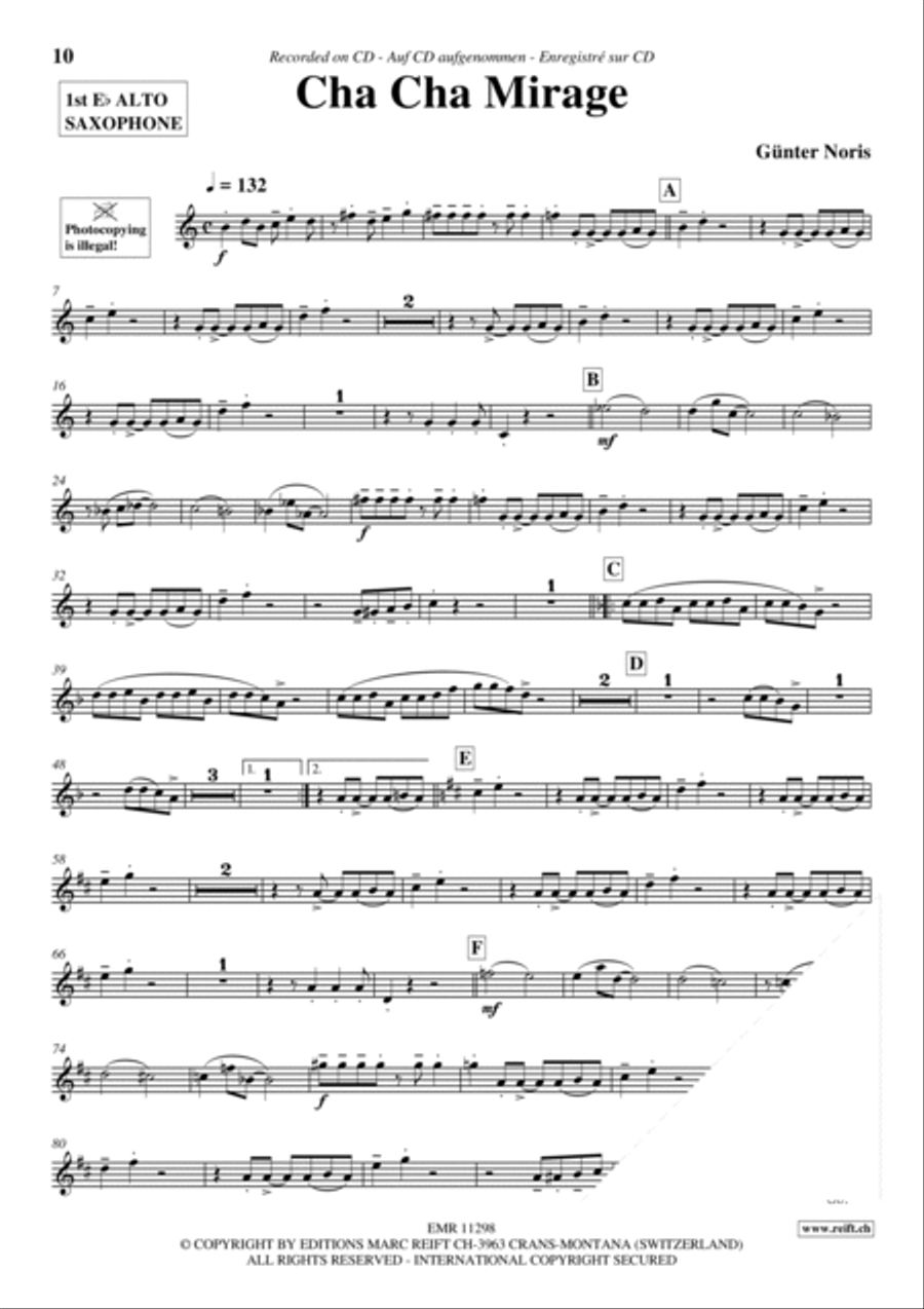 Play The 1st Alto Sax With The Ballroom Dance Orchestra Vol. 2 Alto Saxophone scores gallery preview page 11