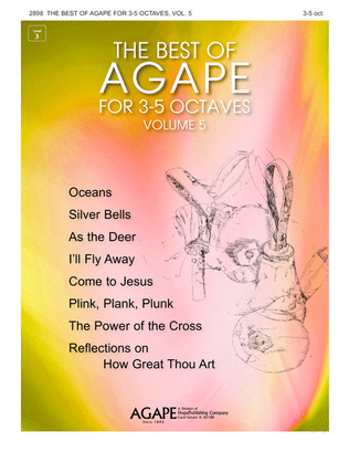 Book cover for The Best of Agape for 3-5 Octaves, Vol. 5-Digital Download