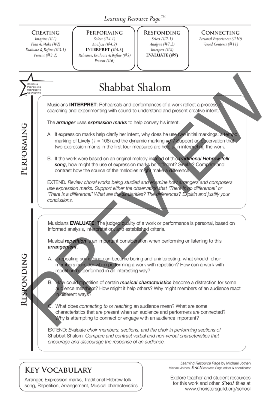 Shabbat Shalom (Two-part) 2-Part scores gallery preview page 3