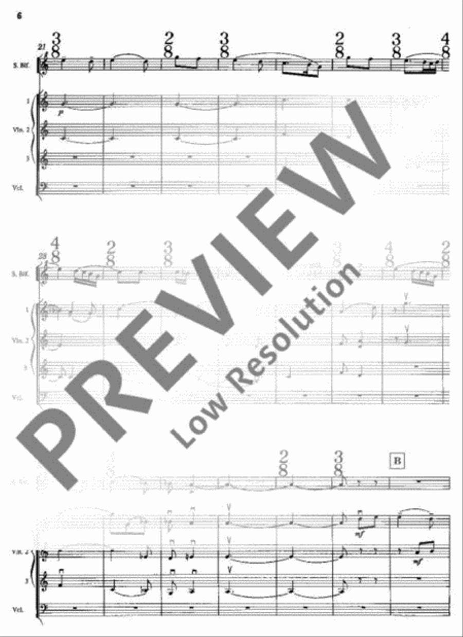 Baladă şi joc Baladă şi joc Orchestra scores gallery preview page 7
