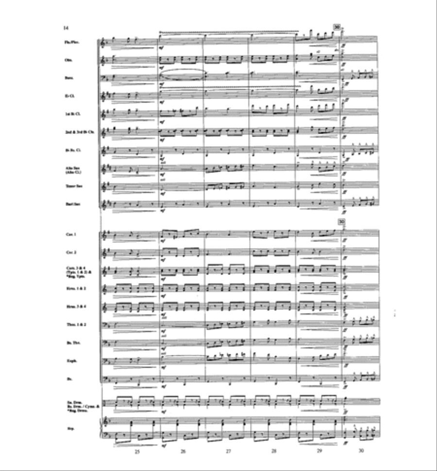 Sabre and Spurs Concert Band scores gallery preview page 6
