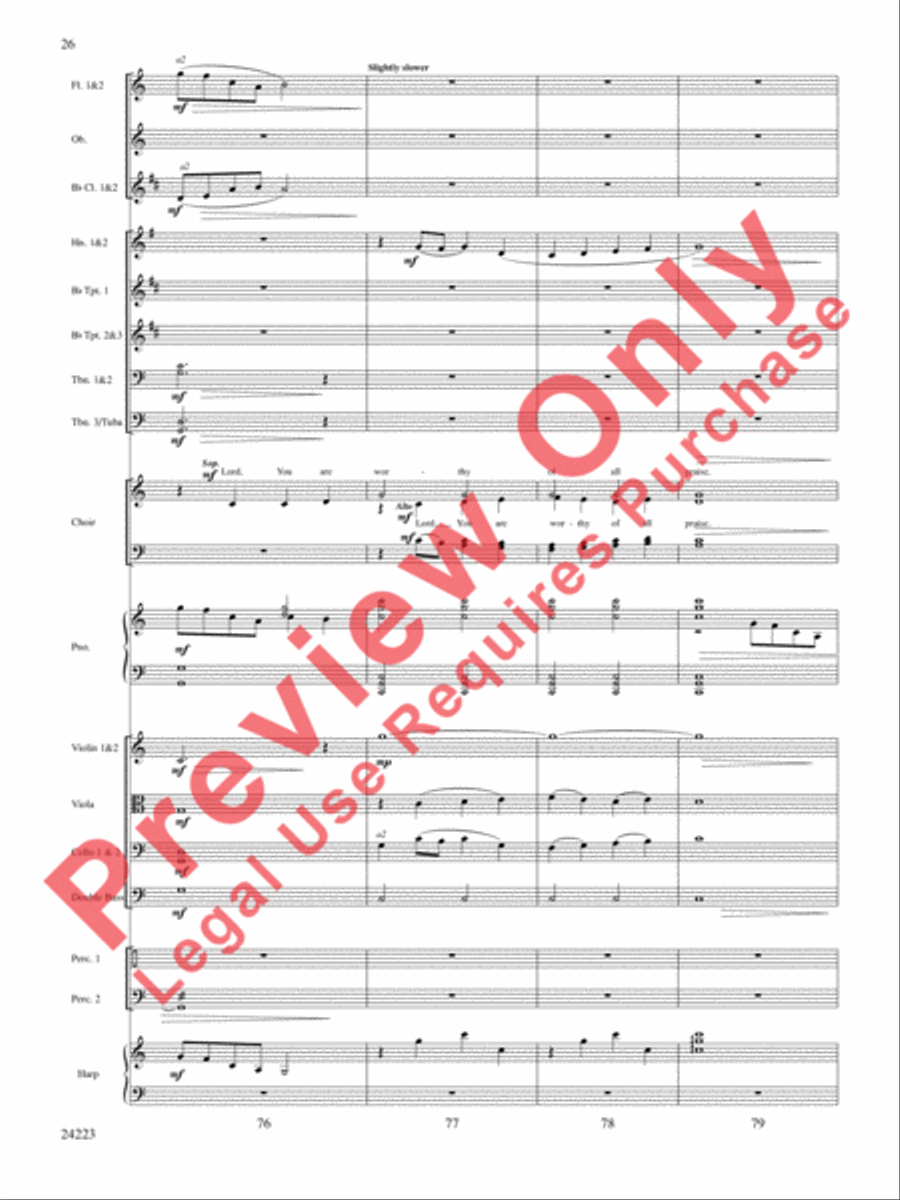 Living Lord Choir scores gallery preview page 27