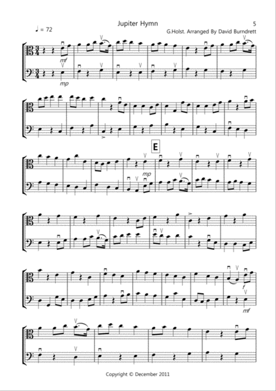 8 Easy Duets for Viola And Double Bass String Duet scores gallery preview page 5