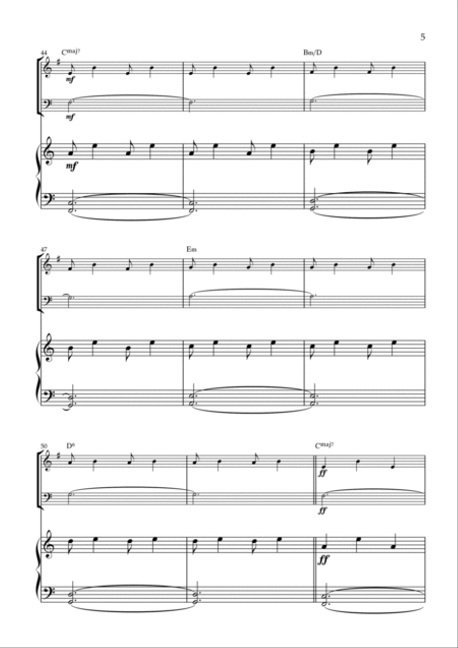 Cornfield Chase Woodwind Duet scores gallery preview page 5