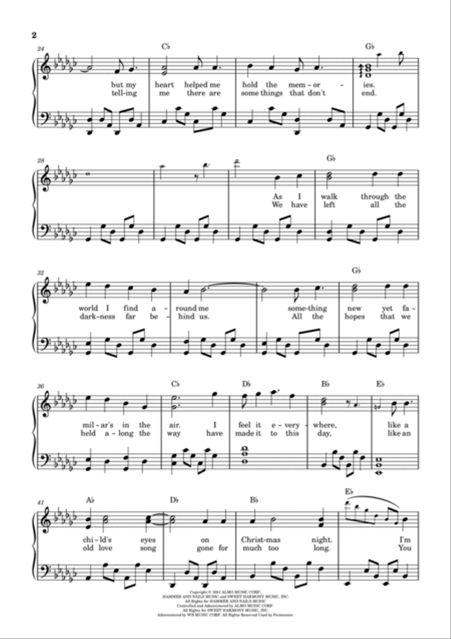 Those Good Old Dreams Piano Solo scores gallery preview page 2