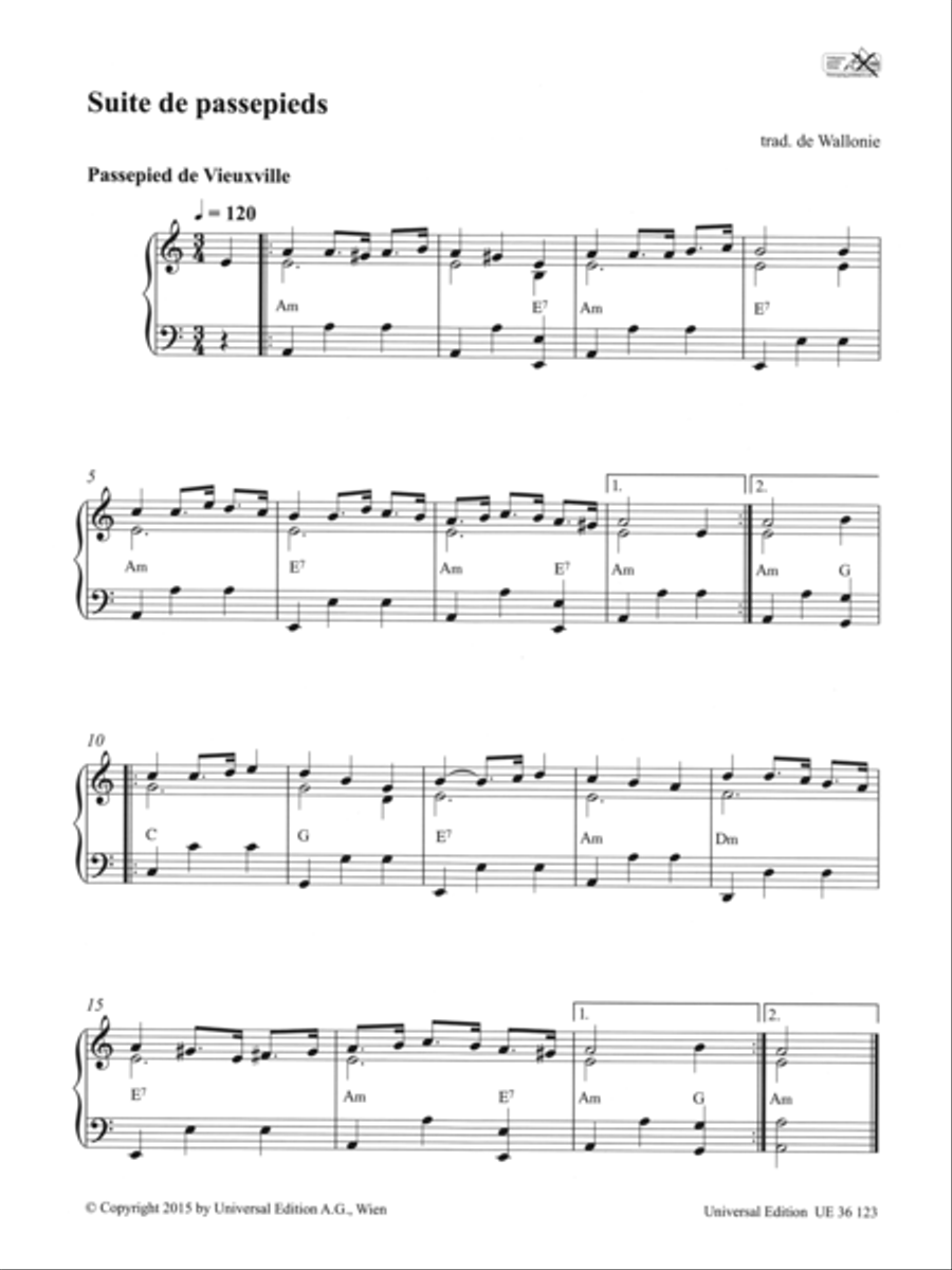 Dances from Flanders and Wallonia Chamber Music scores gallery preview page 2