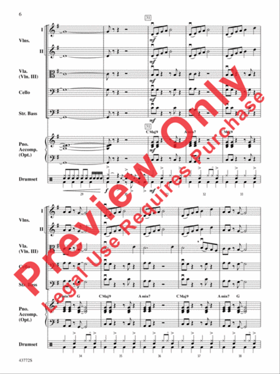 Birthday Birthday String Orchestra scores gallery preview page 7