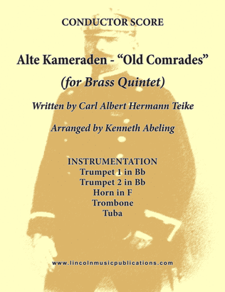 Book cover for Alte Kameraden - Old Comrades (for Brass Quintet)