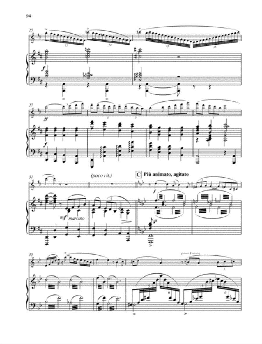 Concertino Flute Solo scores gallery preview page 3