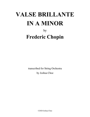 Valse Brillante in a minor, Op. 34/2