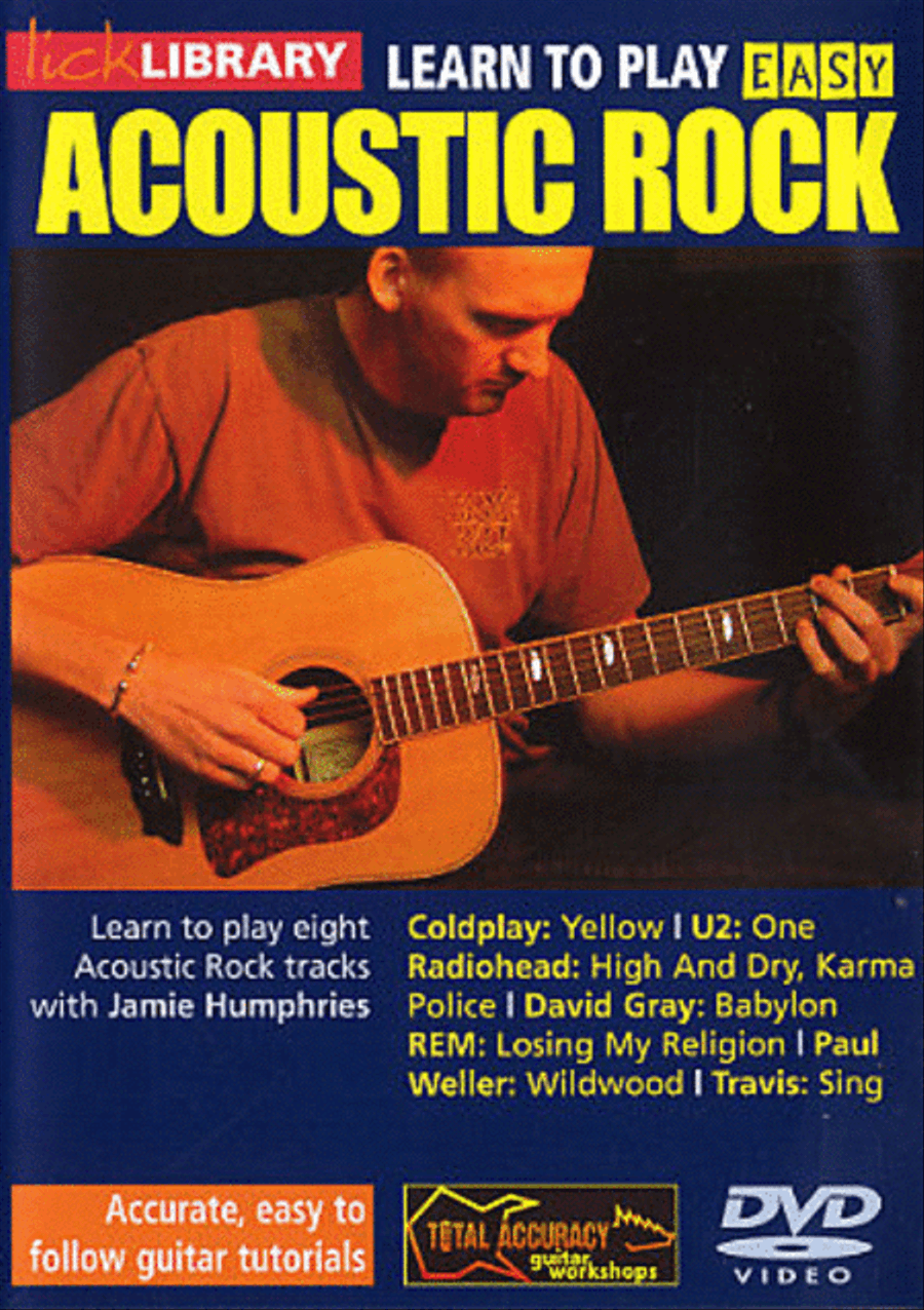 Learn To Play Easy Acoustic Rock Acoustic Guitar scores gallery preview page 1