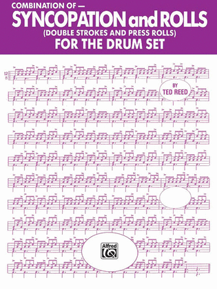 Book cover for Syncopation and Rolls for the Drum Set