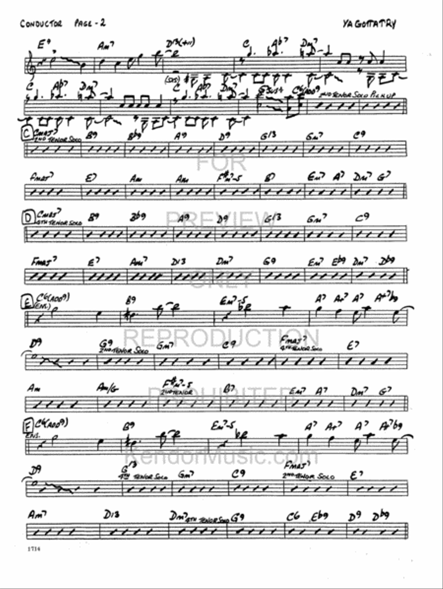 Ya Gotta Try Ya Gotta Try Jazz Ensemble scores gallery preview page 3