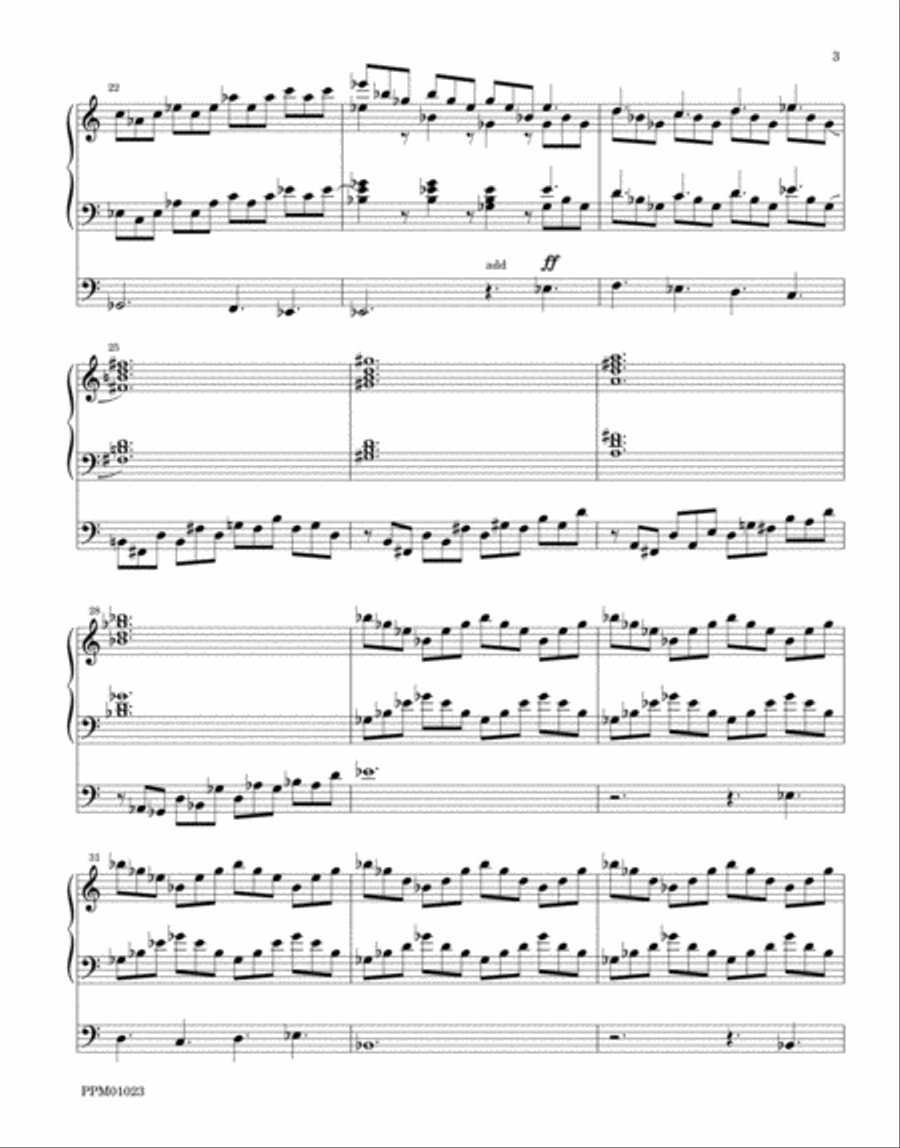 Toccata in A Minor Organ scores gallery preview page 5