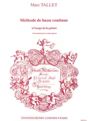 Book cover for Methode De Basse Continue