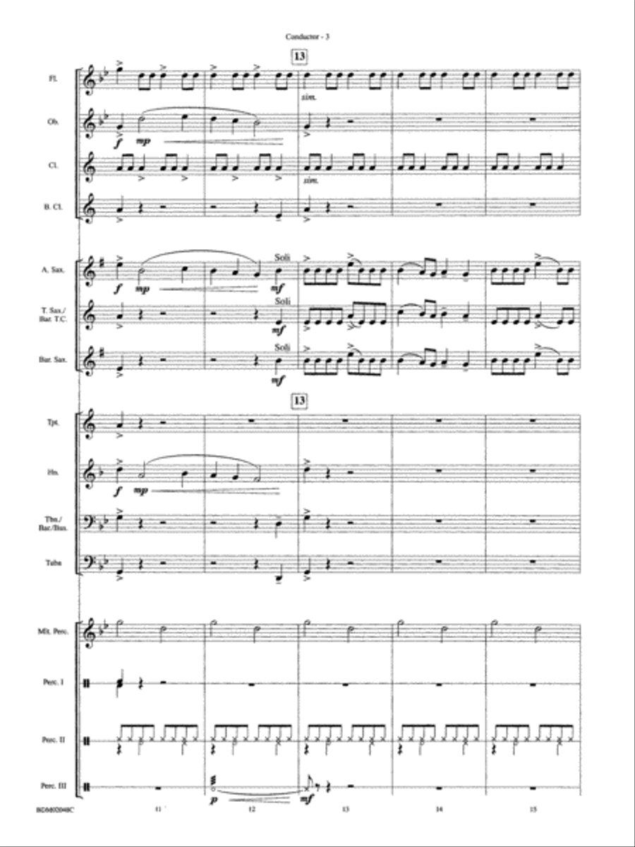 Oh Hanukkah: Score Oh Hanukkah: Score Concert Band scores gallery preview page 5