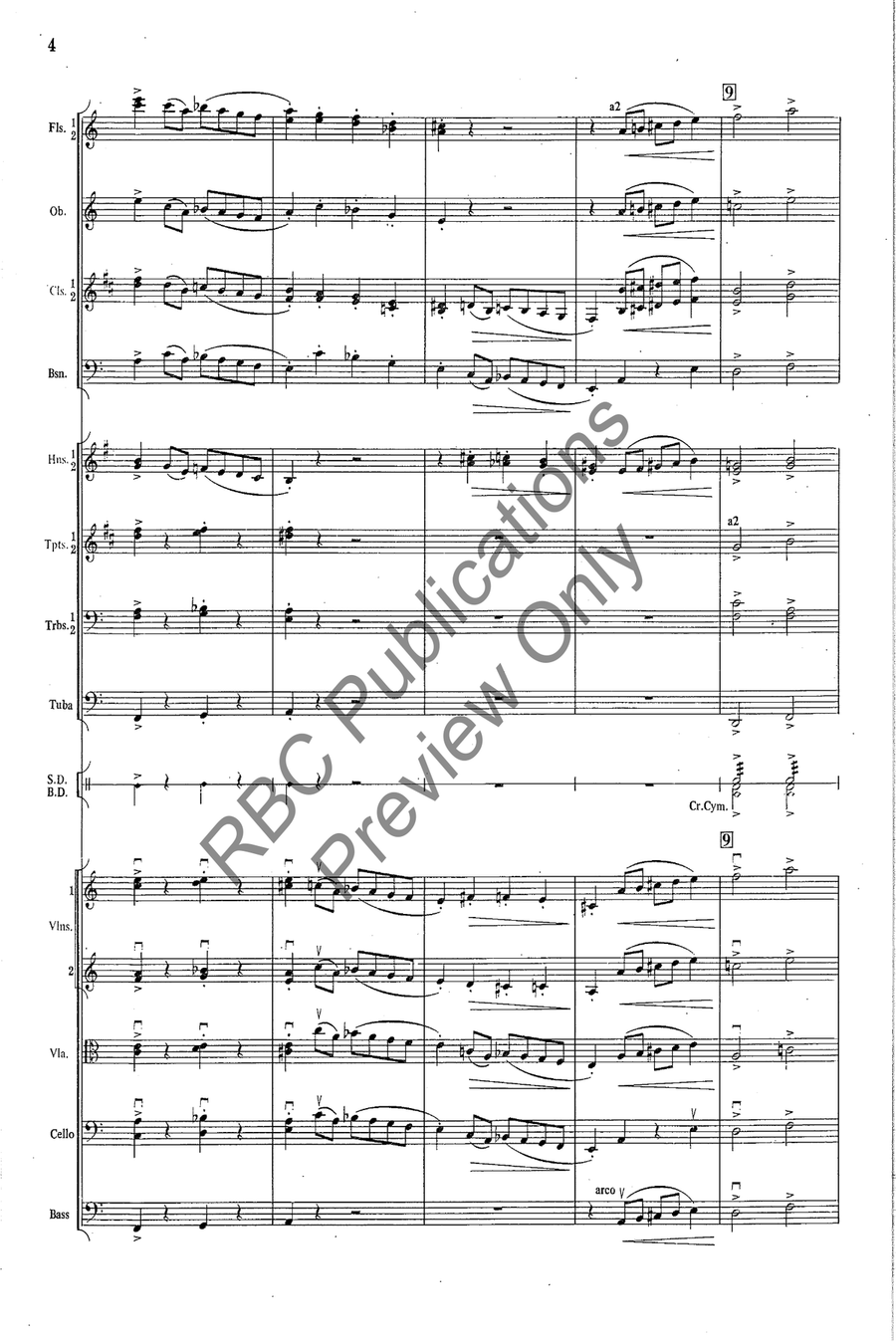 Kabalevsky Suite Full Orchestra scores gallery preview page 5