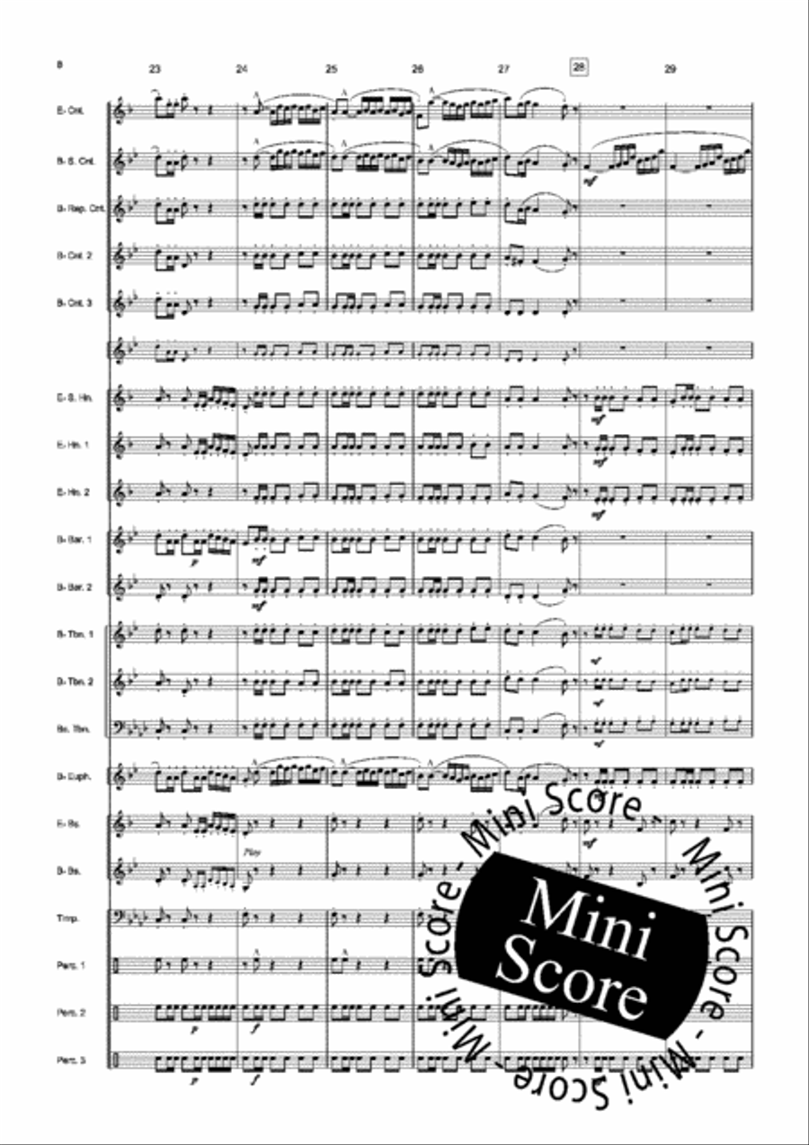 Bolero de Concert Brass Band scores gallery preview page 10
