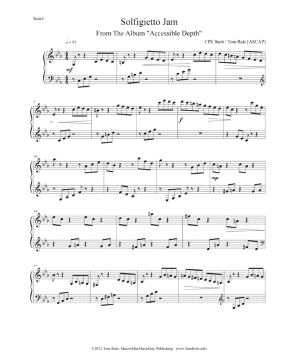 Solfigietto Jam Piano Method scores gallery preview page 2