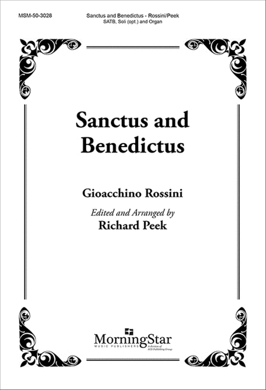 Sanctus and Benedictus 4-Part scores gallery preview page 1