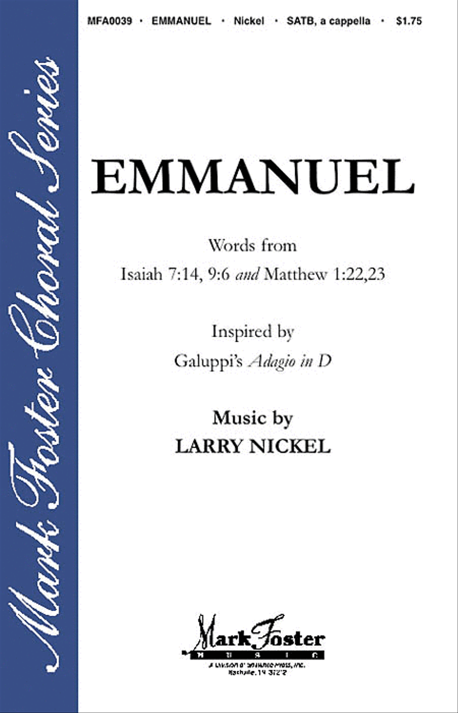 Emmanuel 4-Part scores gallery preview page 1