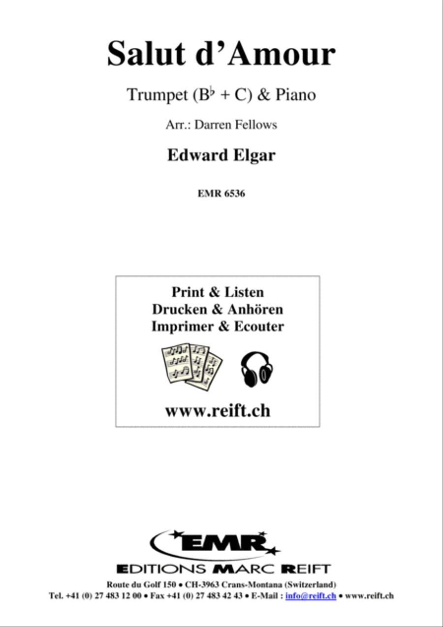 Salut d'Amour Trumpet Solo scores gallery preview page 2