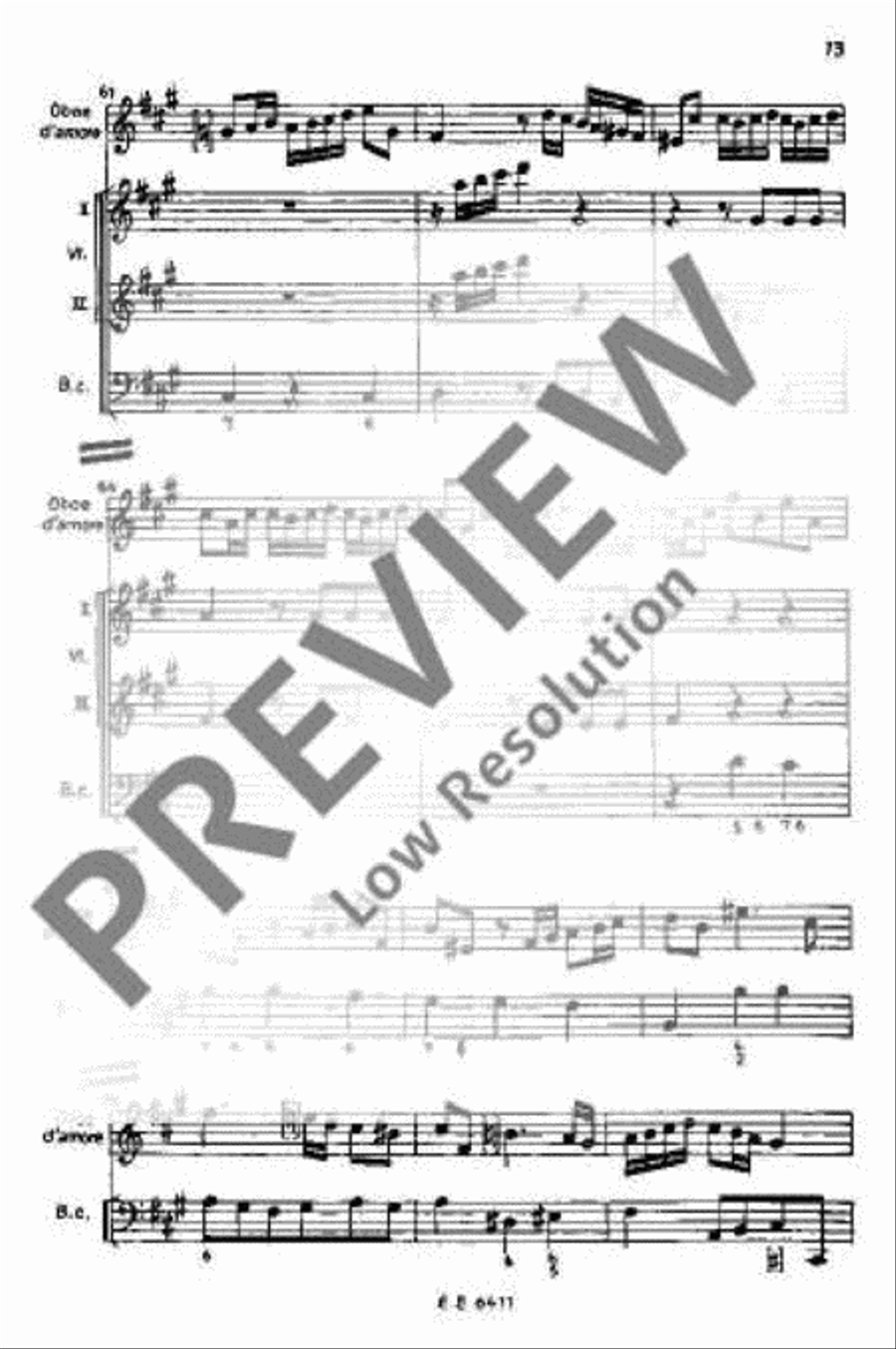 Concerto A major Piano and Keyboard scores gallery preview page 18