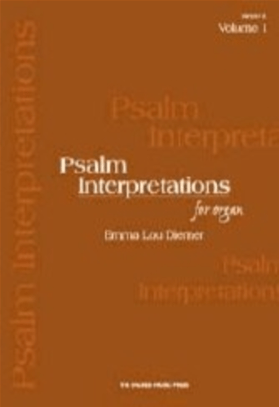 Psalm Interpretations For Organ