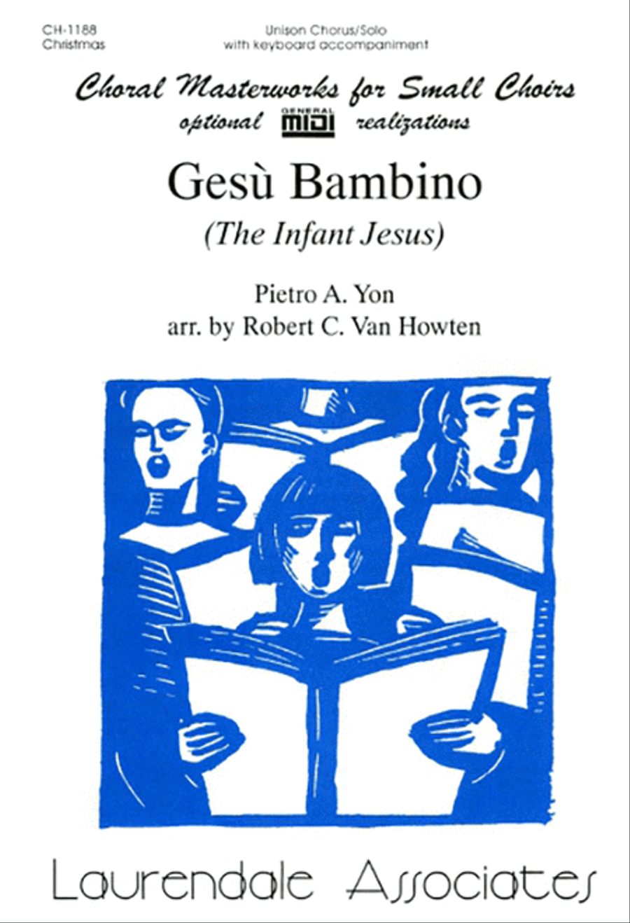 Ges Bambino (The Infant Jesus) Unison Choir scores gallery preview page 1