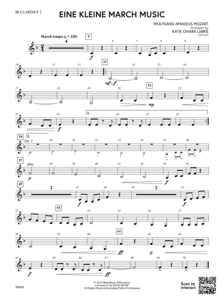 Eine Kleine March Music: 2nd B-flat Clarinet