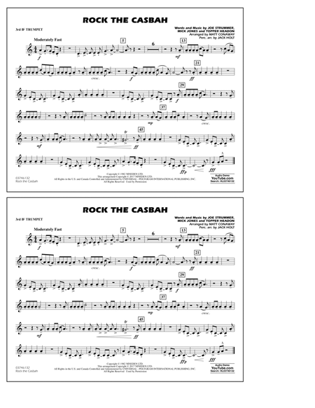 Rock the Casbah - 3rd Bb Trumpet