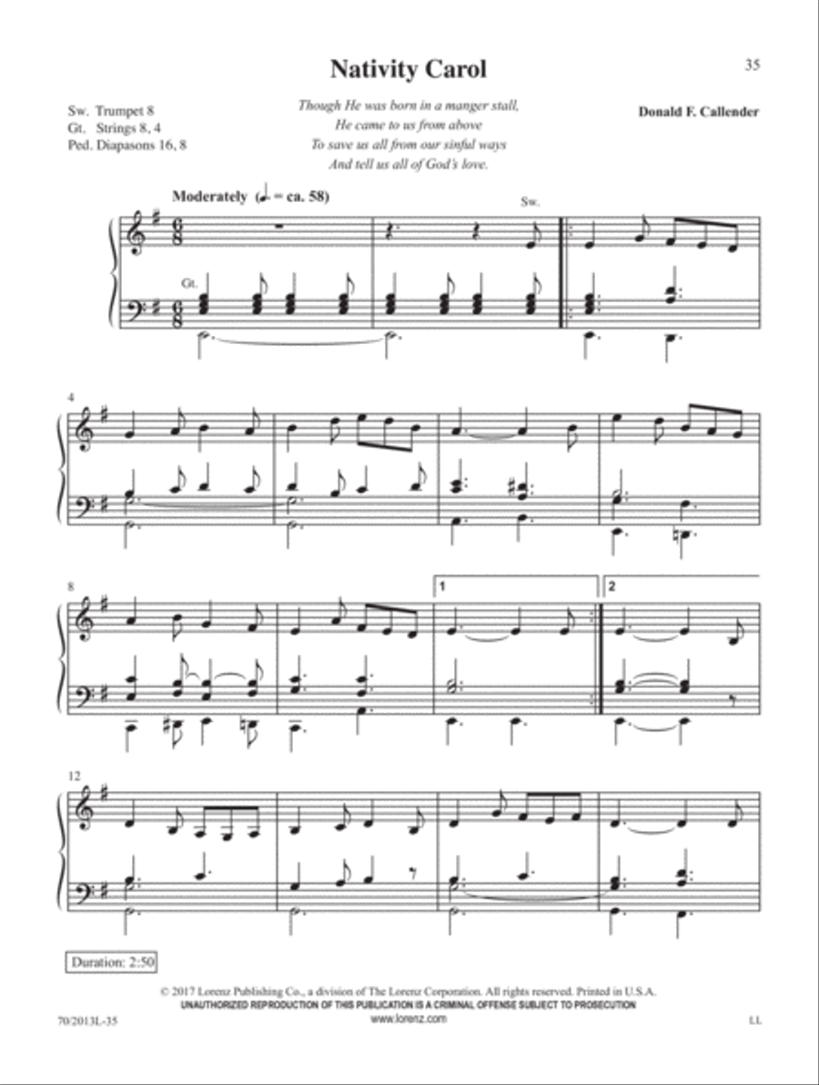 The Complete Organist, Vol. 2 Organ Solo scores gallery preview page 13