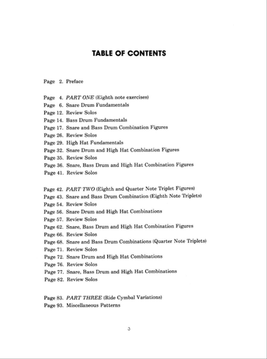 Studio Jazz Drum Cookbook Drums Digital Sheet Music Sheet