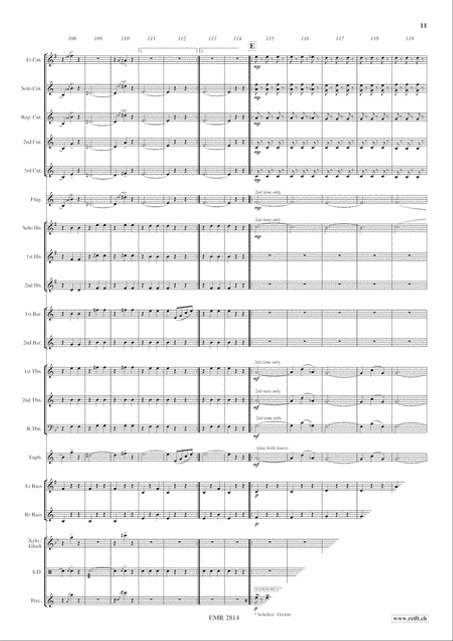 The Skaters' Waltz The Skaters' Waltz Brass Band scores gallery preview page 12