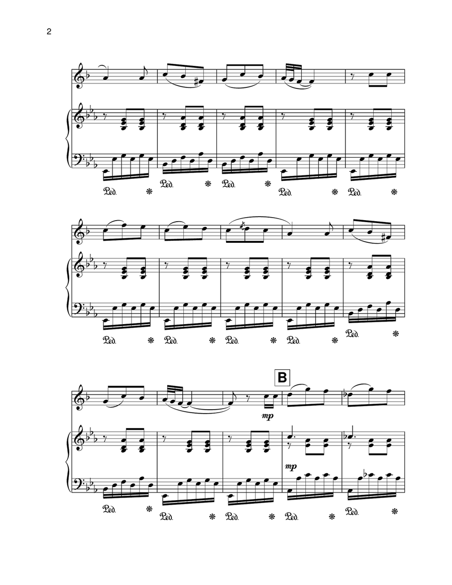 I Dreamt I Dwelt In Marble Halls (Bb Cornet & Piano) Cornet scores gallery preview page 4
