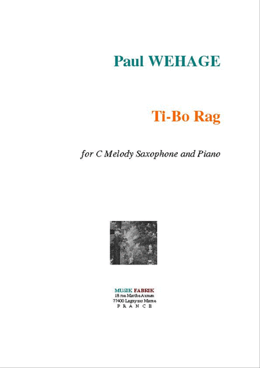 Ti-bo Rag Ti-bo Rag Piano scores gallery preview page 1