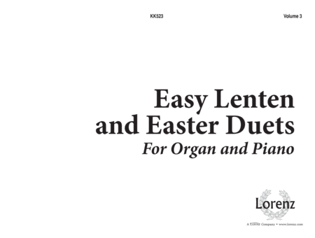 Easy Lenten And Easter Duets Vol 3