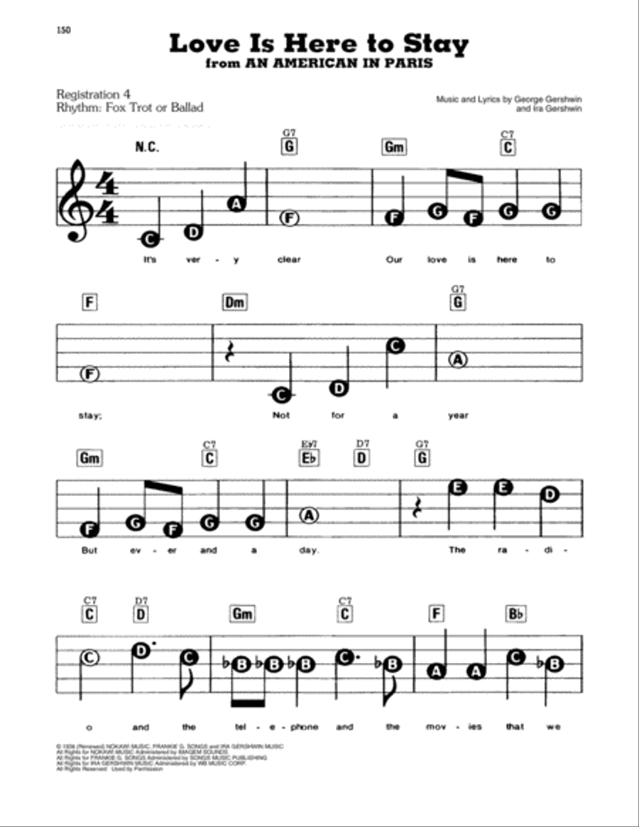 Love Is Here To Stay (from An American In Paris) School and Community scores gallery preview page 1